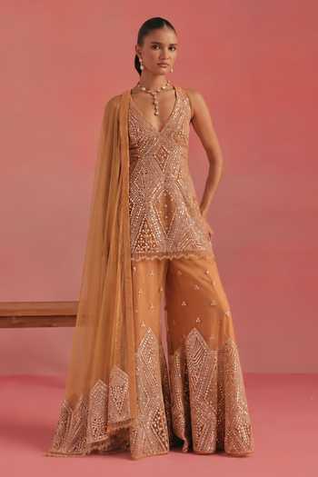 Twenty Nine Resham Applique Work Dupatta