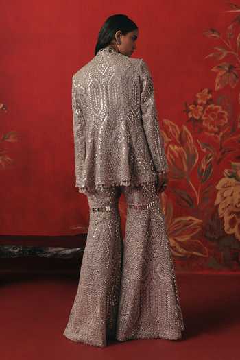Twenty Nine Mirror Work Sharara 