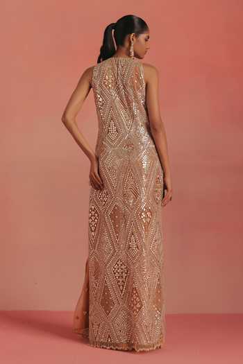 Twenty Nine Embroidered Side Slit Dress 
