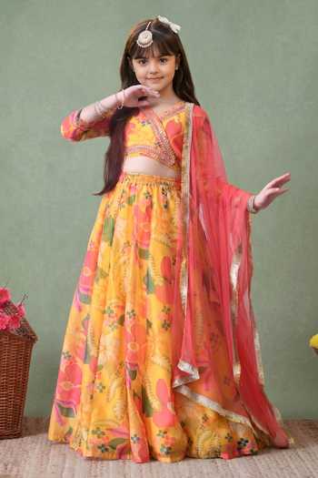 Petite Pomme Printed Lehenga Set 