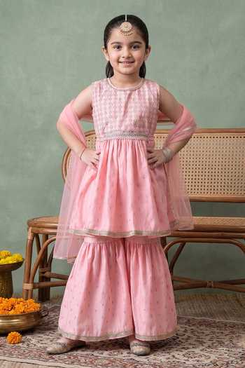 Petite Pomme Embellished Kurta Set