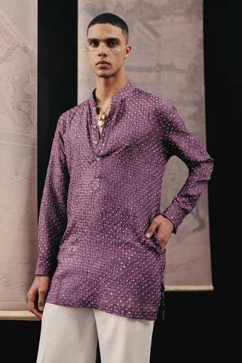Twenty Nine Rai Bandhani Silk Short Kurta 