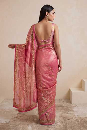 Satya Paul Garden Rose Saree 