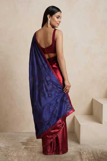 Satya Paul Harmony Colorblock Saree 
