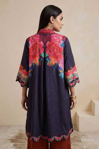 Satya Paul Butterfly Wings Chanderi Kurta 
