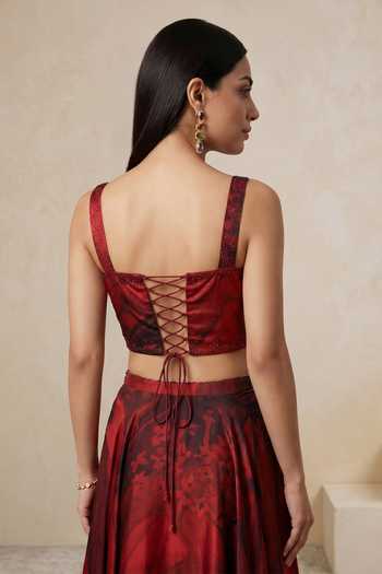 Satya Paul Jubilee Printed Corset Top 