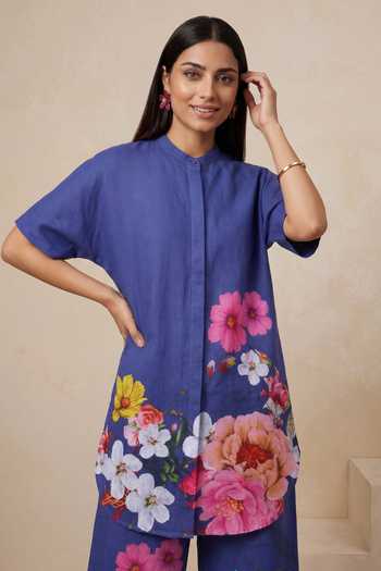 Satya Paul Sundown Bloom Print Tunic 