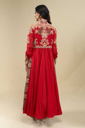 Anamika Khanna Embroidered Anarkali Set