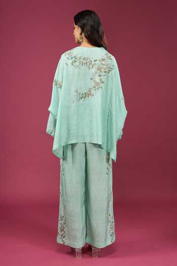 Anamika Khanna Embroidered Boxy Top & Pant Set