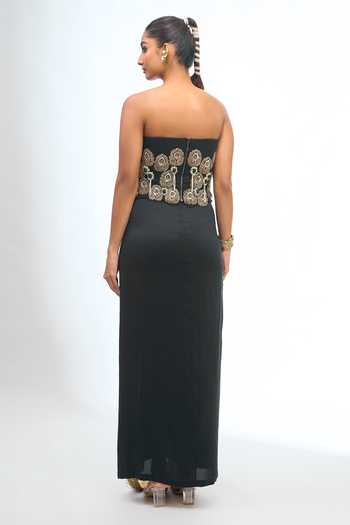 Anamika Khanna Embroidered Corset & Skirt Set