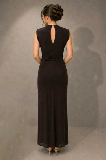 Ajiesh Oberoi Gathered Draped Dress