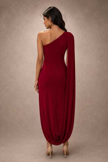 Ajiesh Oberoi One Shoulder Asymmetric Dress