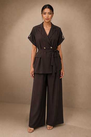 Ajiesh Oberoi Tencel Shirt & Pant Set
