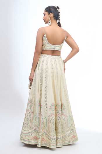 Gopi Vaid Embroidered Jacket Lehenga Set