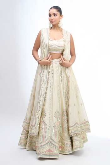 Gopi Vaid Embroidered Jacket Lehenga Set