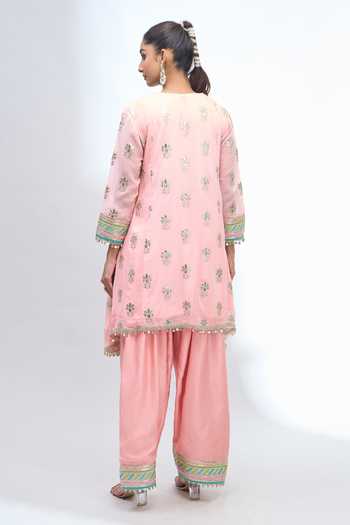 Gopi Vaid Embroidered Kurta Salwar Set 