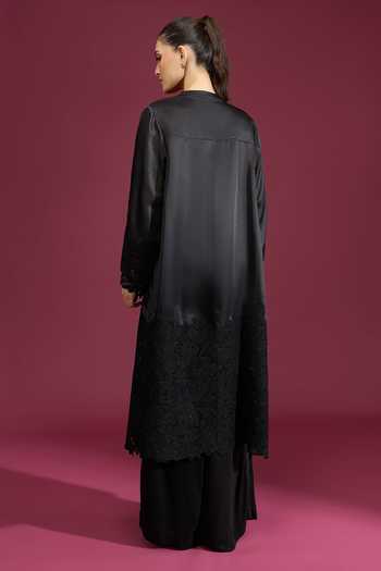 Tarun Tahiliani Lace Work Long Jacket 