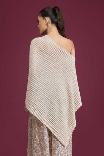 Tarun Tahiliani Knotted One Shoulder Top 
