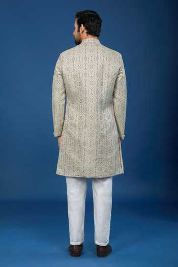 Arihant Rai Sinha Florette Woven Sherwani Set 