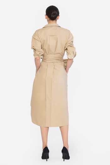 Gauri & Nainika Cotton T Shirt Dress With Belt