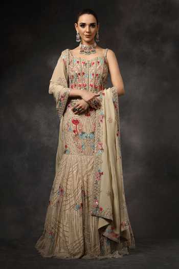 Miku Kumar Ruhani Embroidered Lehenga Set 