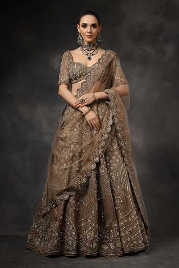 Miku Kumar Nayika Embroidered Lehenga Set 