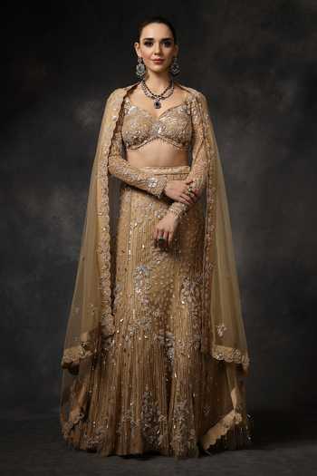 Miku Kumar Noor Embroidered Lehenga Set 