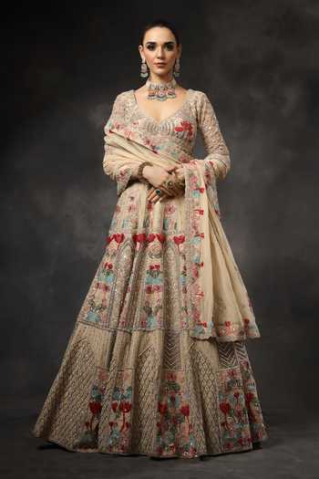 Miku Kumar Mishka Embroidered Lehenga Set 