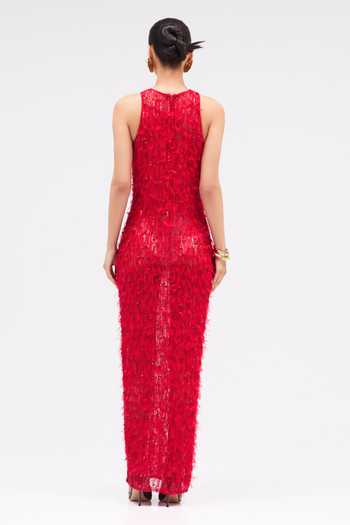 Sruti Dalmia Lush Eclipse Hand Embroidered Dress 