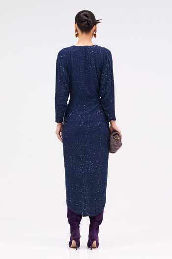 Sruti Dalmia Ravelle Sequin Embroidered Dress 