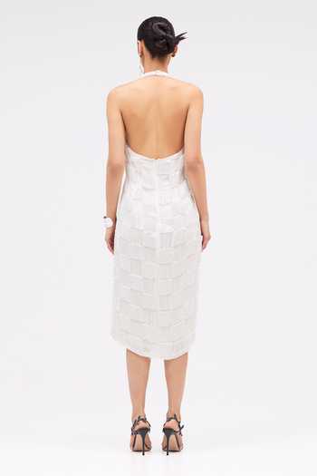 Sruti Dalmia Dune Of Stars Halter Neck Dress 