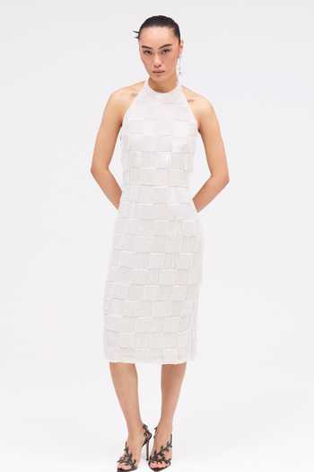 Sruti Dalmia Dune Of Stars Halter Neck Dress 