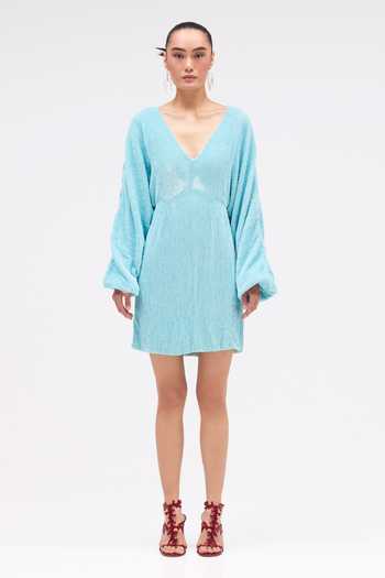 Sruti Dalmia Whispered Stardust Embroidered Dress 