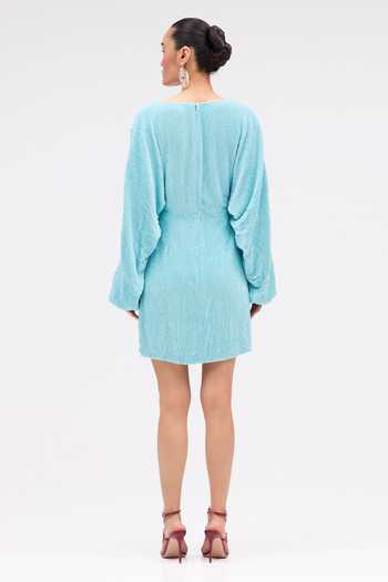 Sruti Dalmia Whispered Stardust Embroidered Dress 