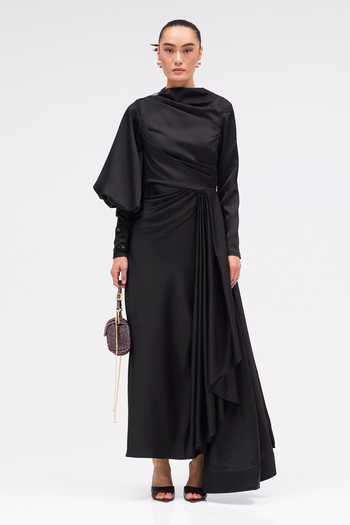 Sruti Dalmia Dusk Allure Draped Dress 
