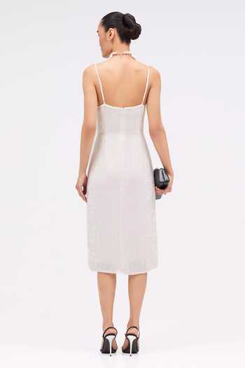 Sruti Dalmia Elaria Cowl Neck Dress 
