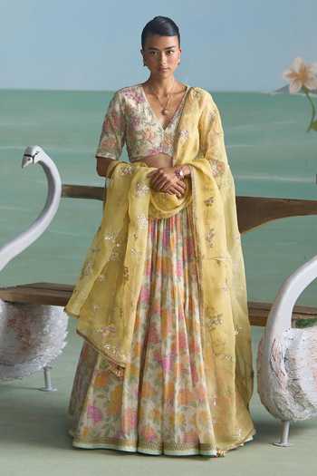 Summer By Priyanka Gupta Cassia Embroidered Lehenga Set