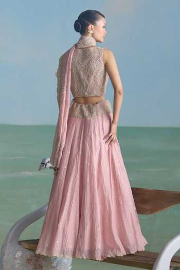 Summer By Priyanka Gupta Vrinda Dori Work Lehenga Set