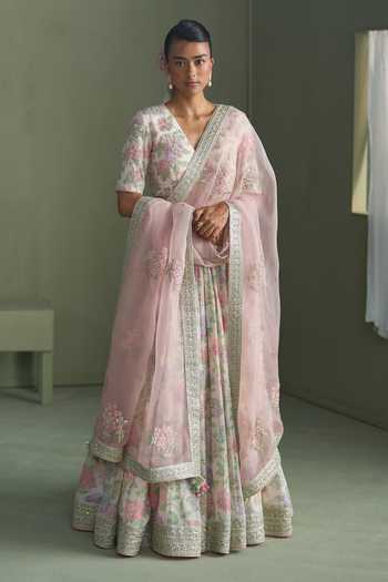 Summer By Priyanka Gupta Alice Floral Print Lehenga Set