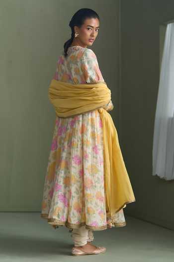 Summer By Priyanka Gupta Cassia Printed Anarkali Set