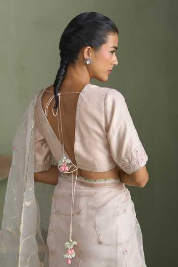 Summer By Priyanka Gupta Clara Dori Embroidered Saree & Blouse Set