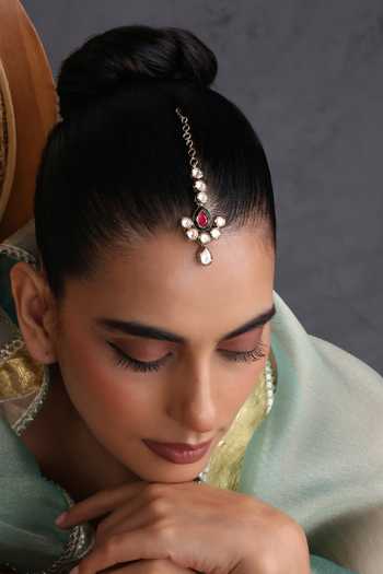Swabhimann Kundan Embellished Maangtikka 