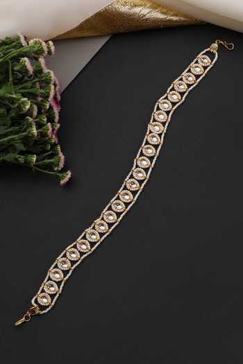 Swabhimann Embellished Kundan Mathapatti 