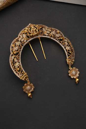Swabhimann Temple Work Braid Pin 