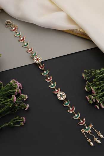 Swabhimann Kundan Embellished Braid Pin 