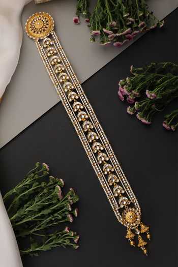Swabhimann Embellished Kundan Braid Pin 