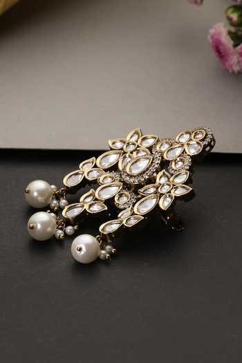 Swabhimann Polki Embellished Brooch 