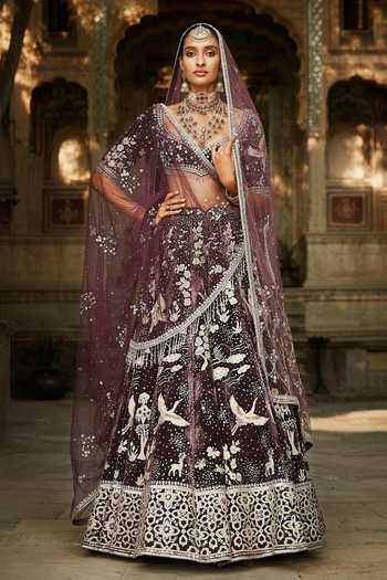 MATSYA The Masai Night Sky Lehenga Set
