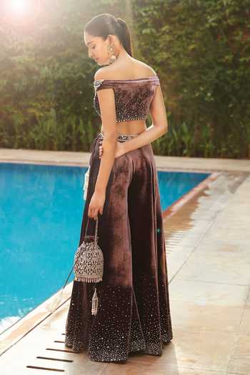 MATSYA Masai Winged Night Sky Sharara Set