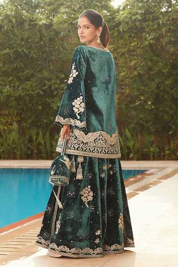 MATSYA The Winged Masai Kurta & Sharara Set